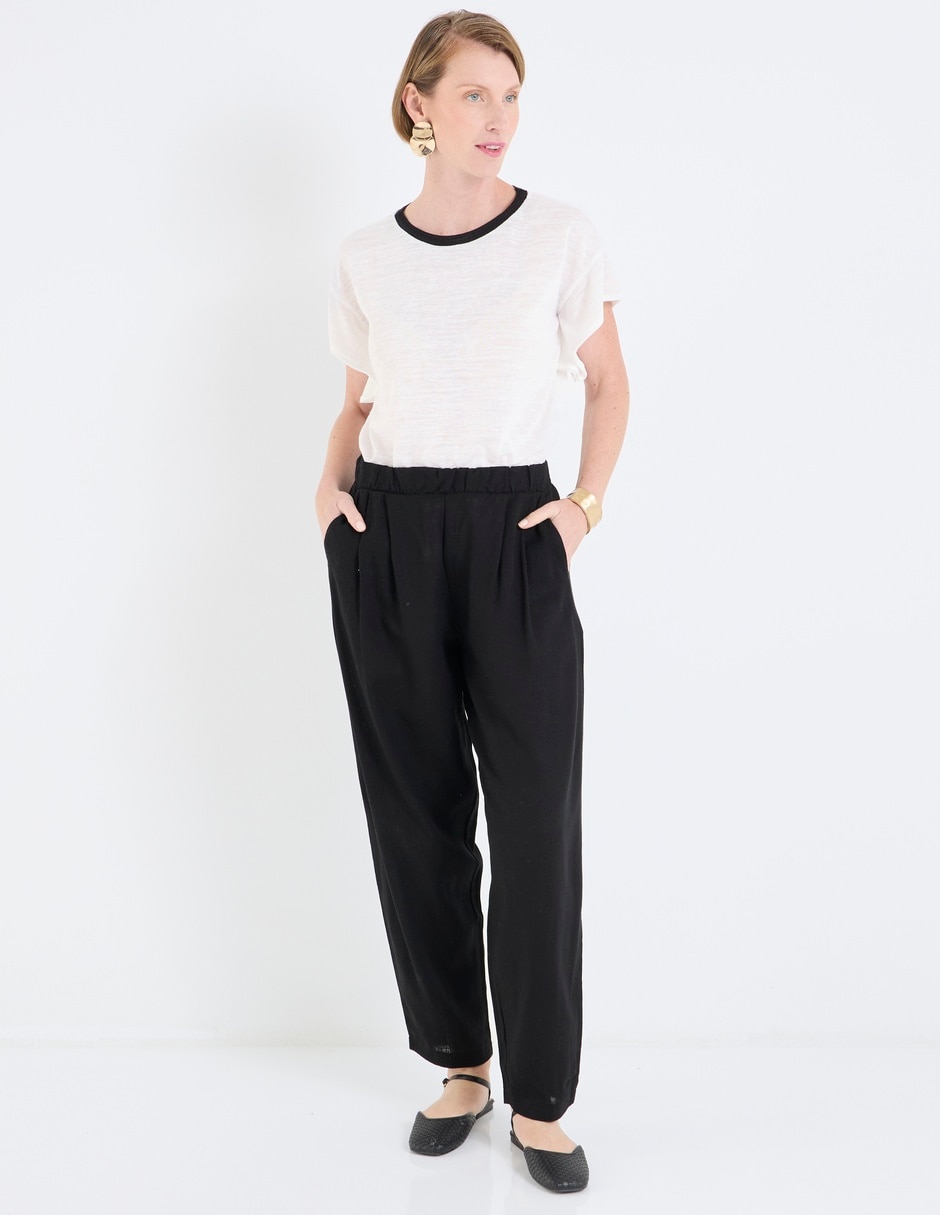 Pantalón relaxed Damaia Atelier regular para mujer