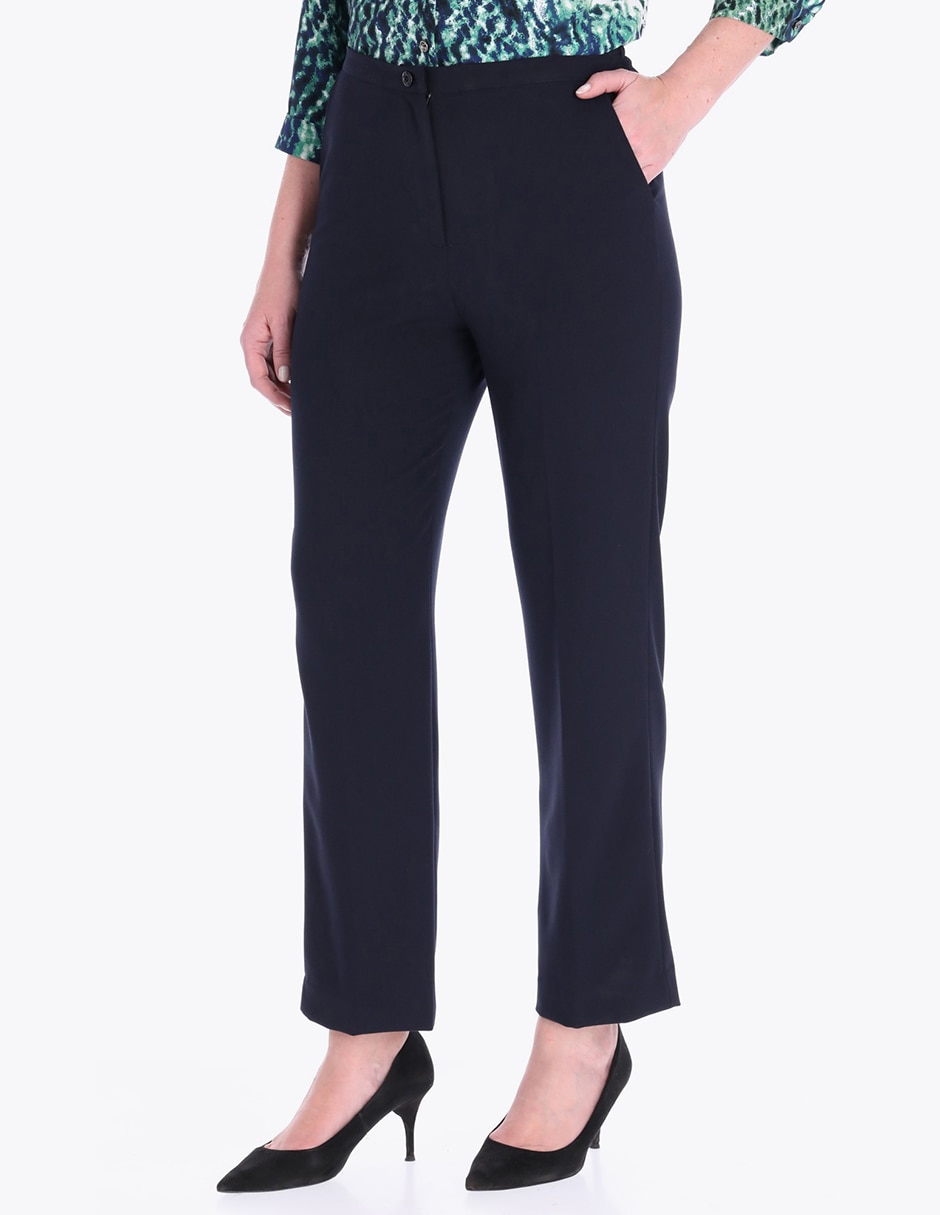 Pantalón de vestir slim para mujer 1