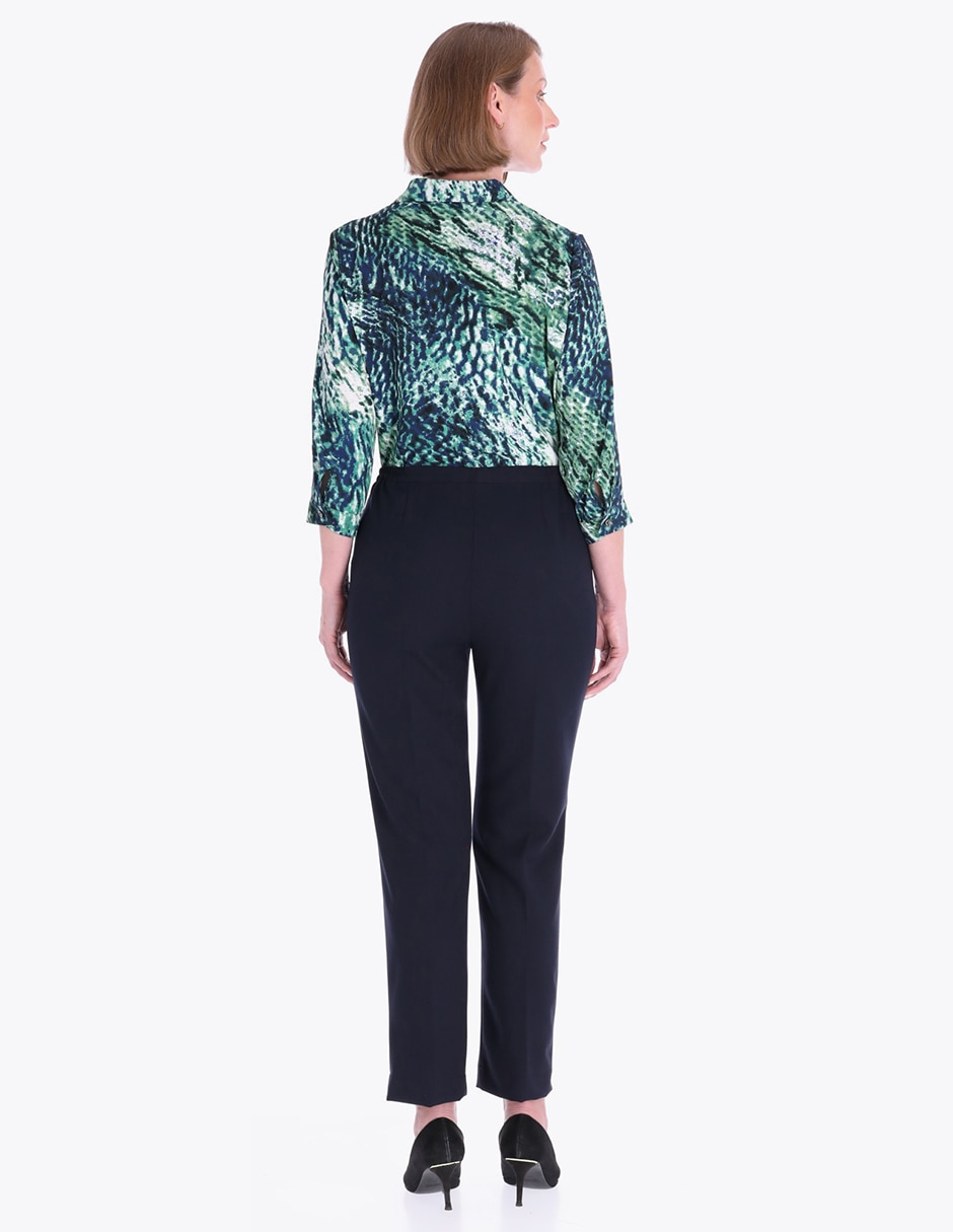 Pantalón de vestir slim para mujer 2