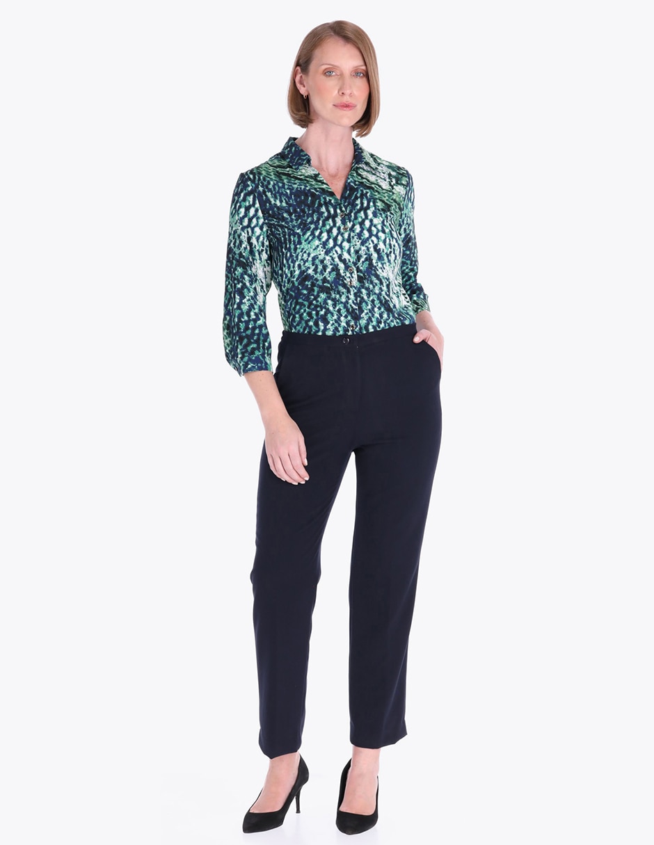Pantalón de vestir slim para mujer 3