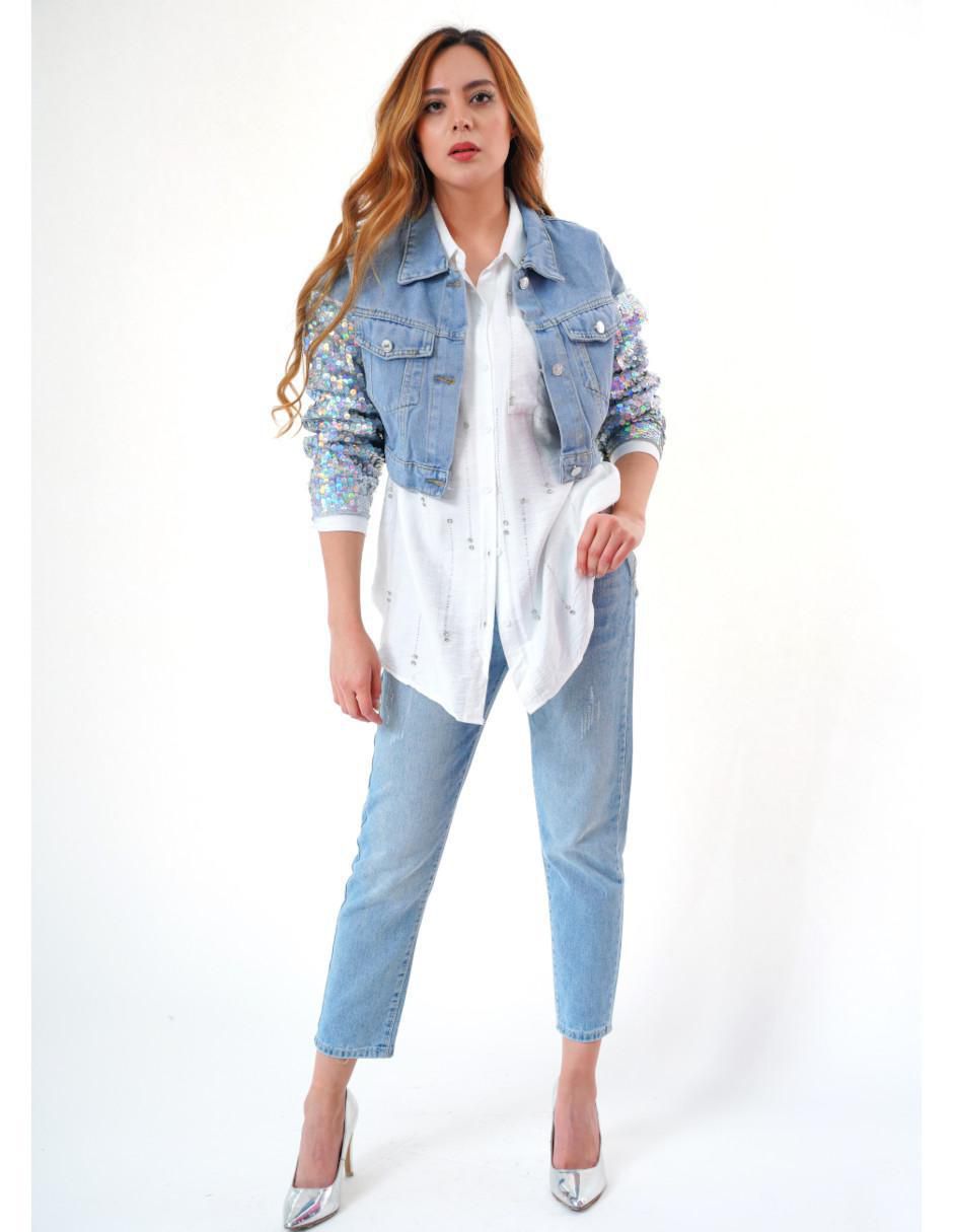 Chamarra denim para mujer 7