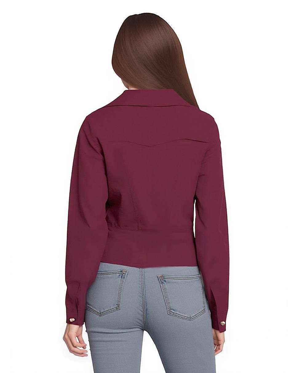 "chamarra" casual kosauki moda no impermeable "de" nylon "para mujer"