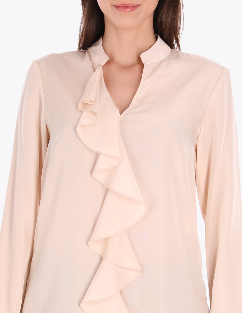 Blusa manga larga para mujer 4