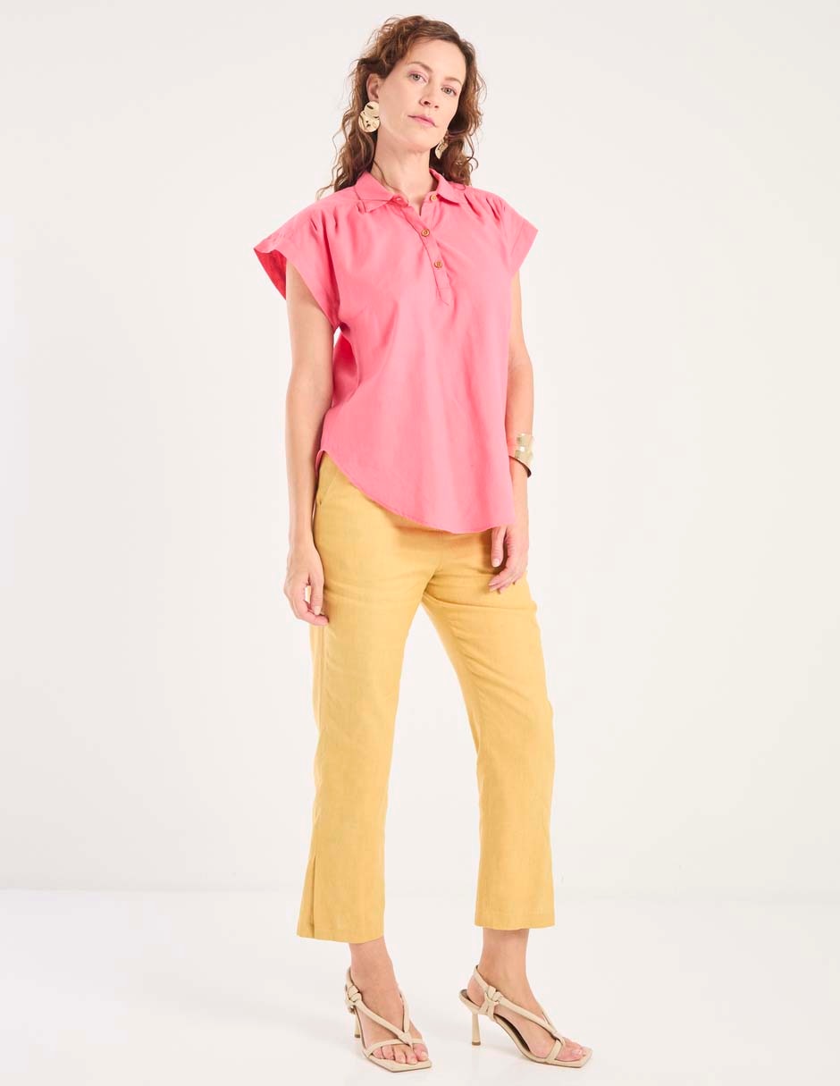 Blusa manga corta para mujer 3