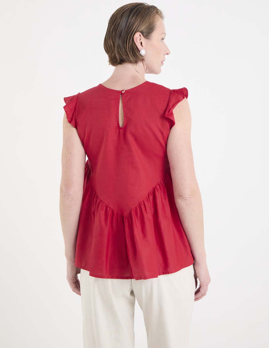 Blusa manga corta para mujer 2