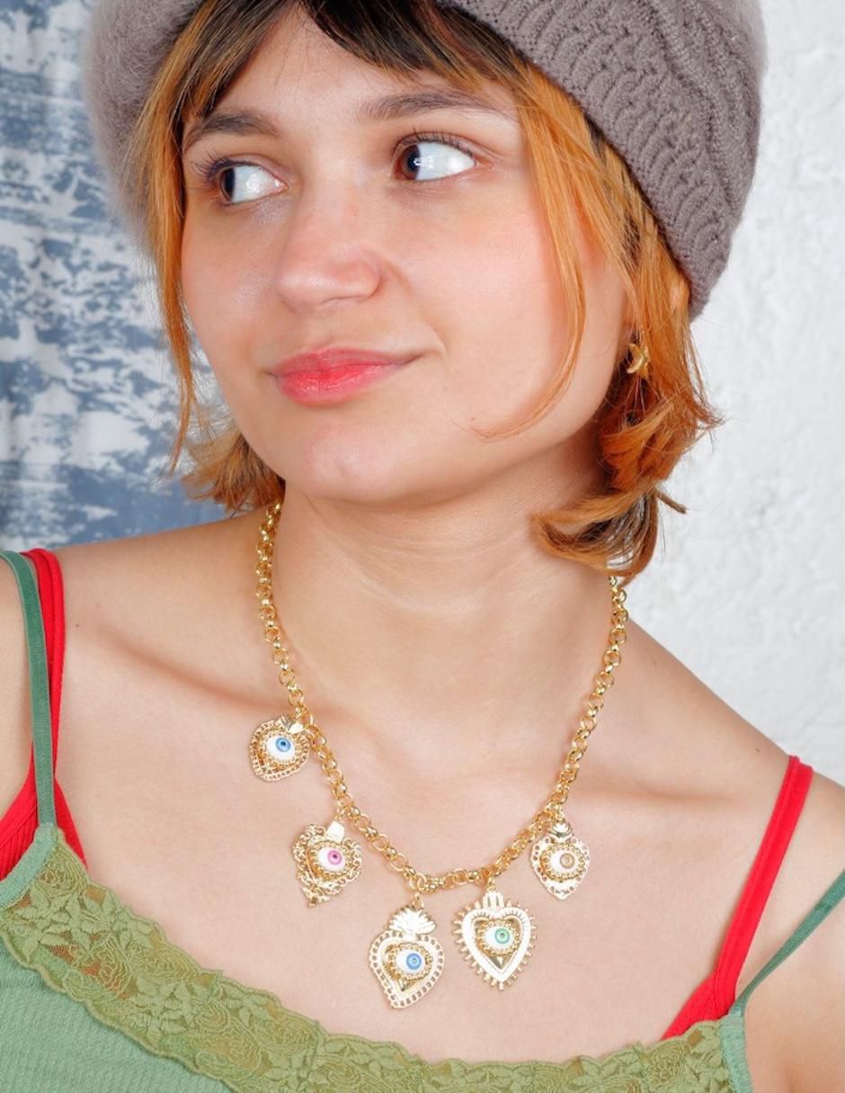 Collar de ojo Vistâme de baño de oro 18 K 4