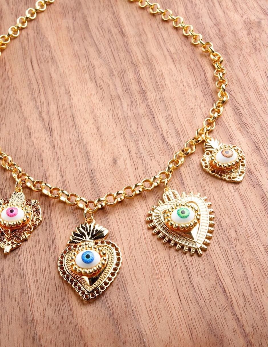 Collar de ojo Vistâme de baño de oro 18 K 6
