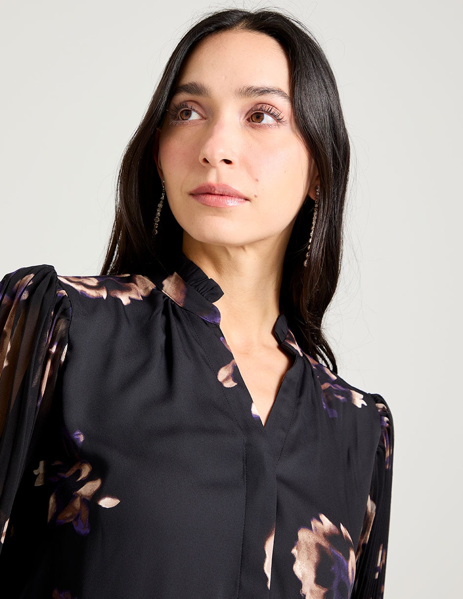 Blusa manga larga para mujer 4
