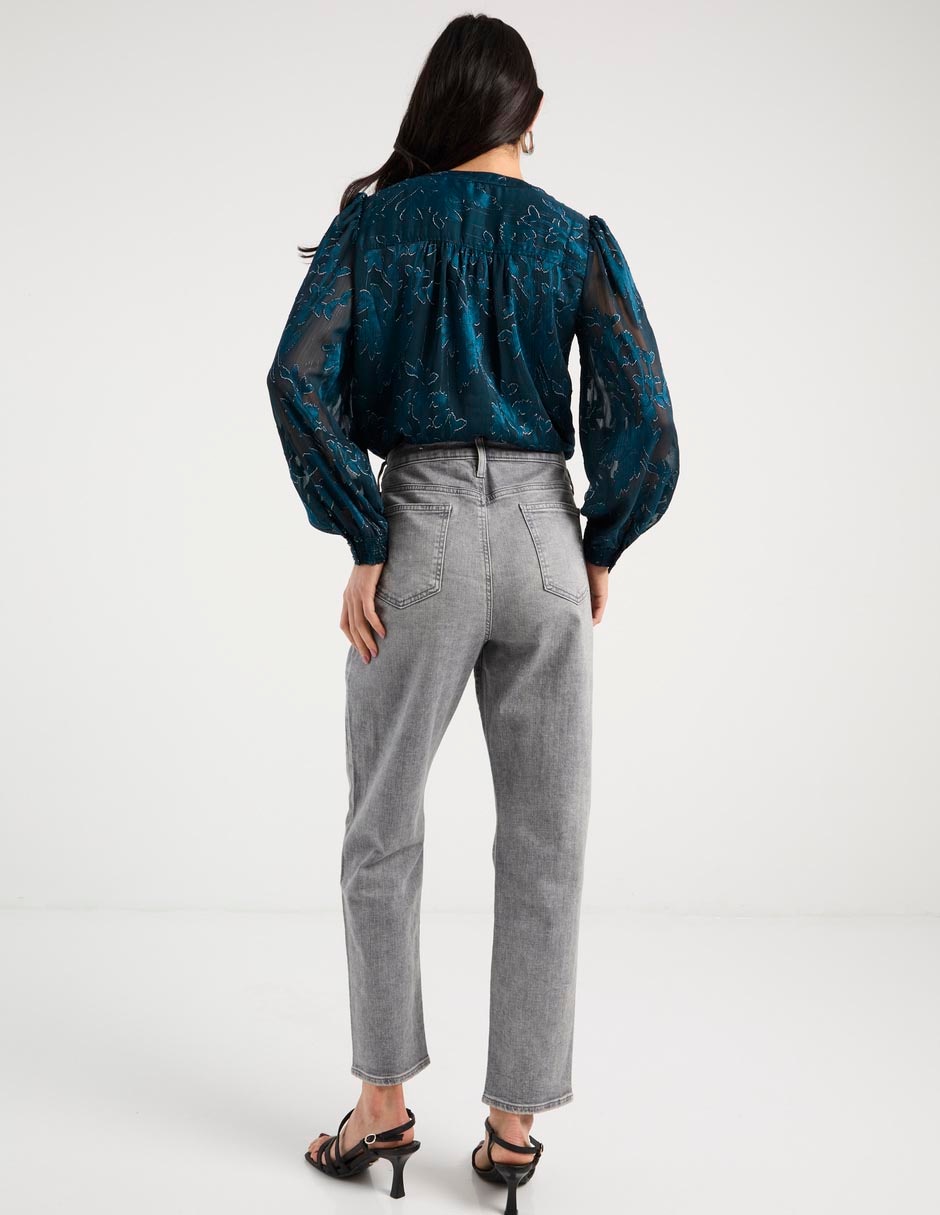 Jeans straight para mujer 2