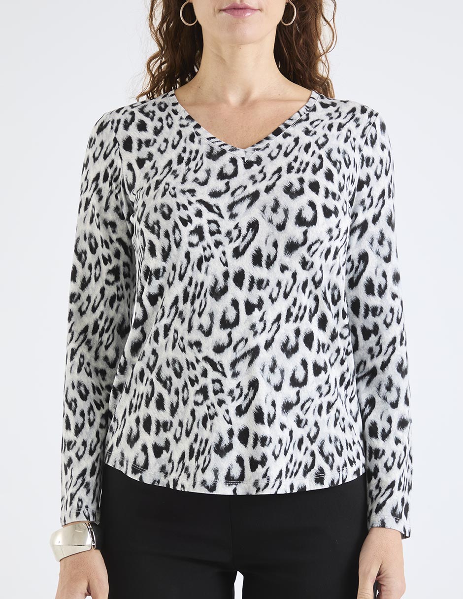 Blusa manga larga para mujer 5