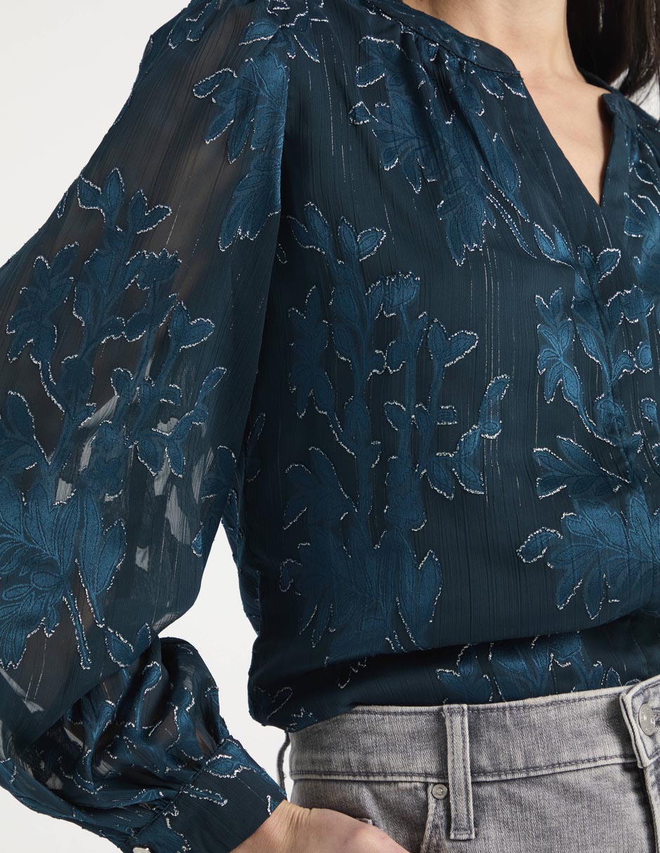 Blusa manga larga para mujer 4