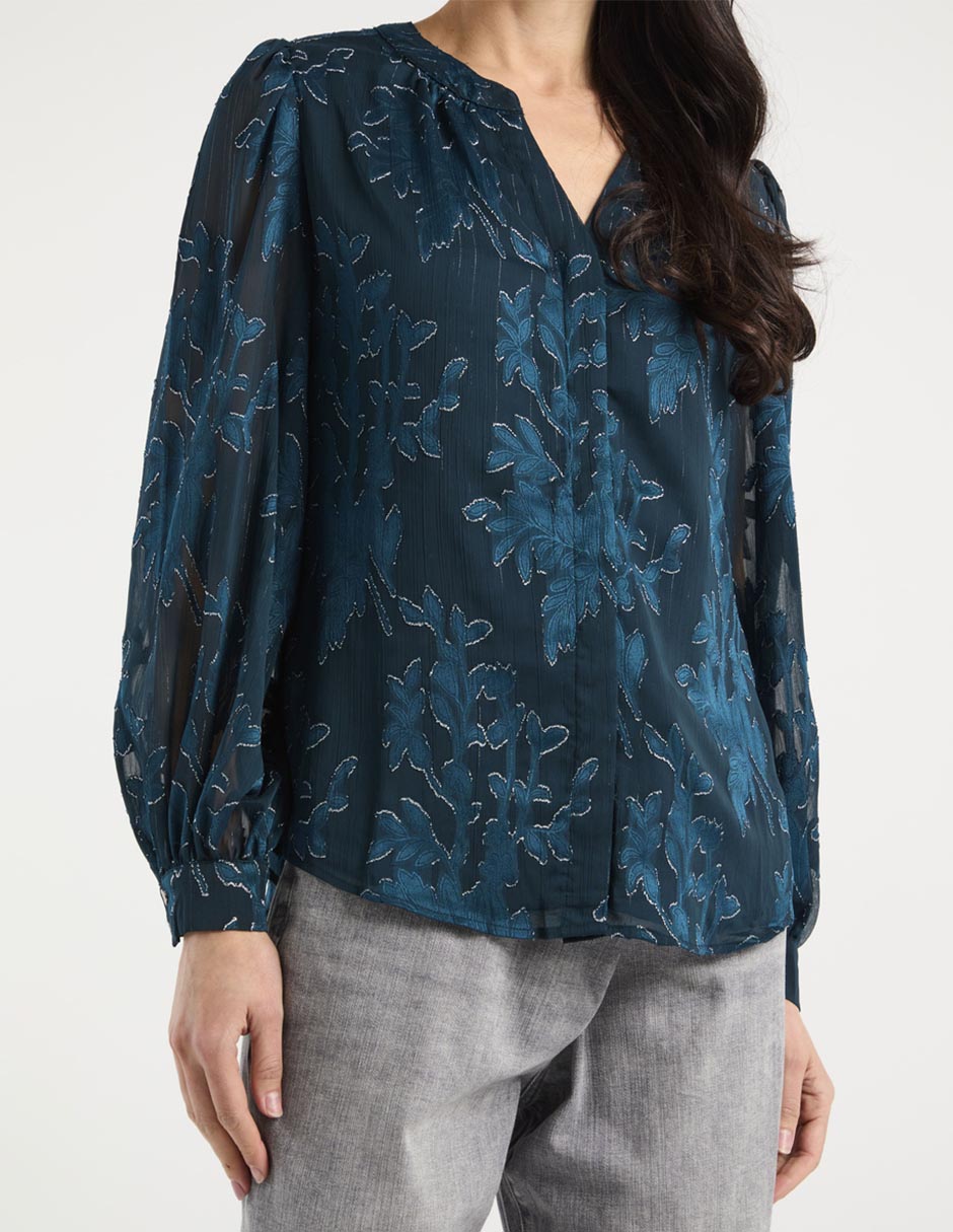 Blusa manga larga para mujer 5