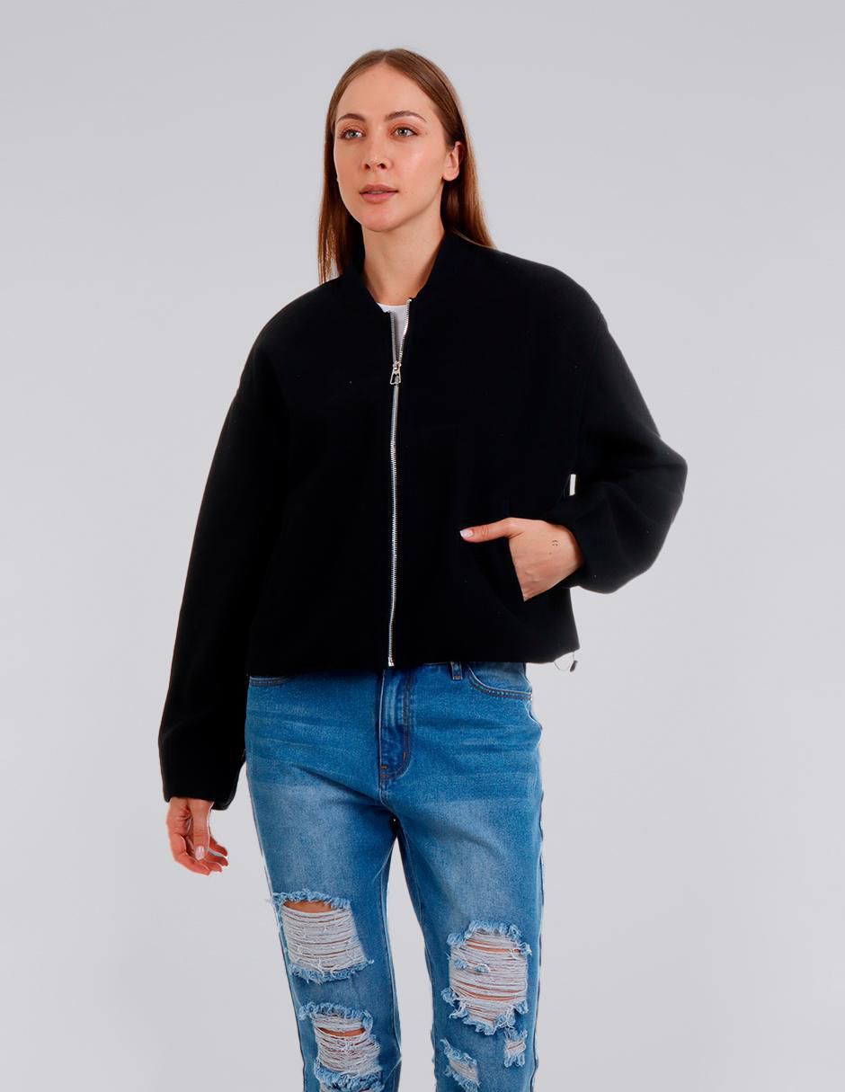Chamarra casual impermeable para mujer