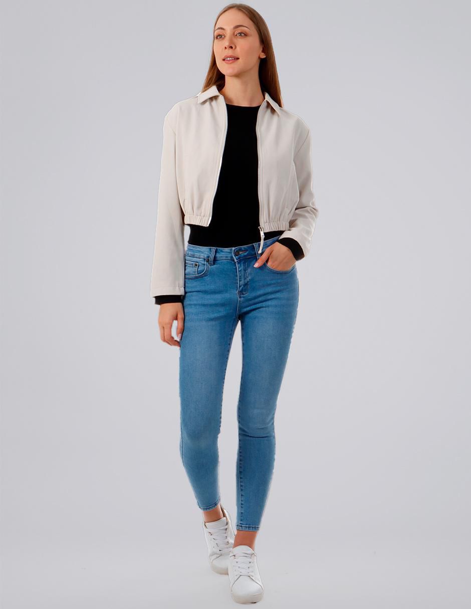 Chamarra casual impermeable para mujer 2