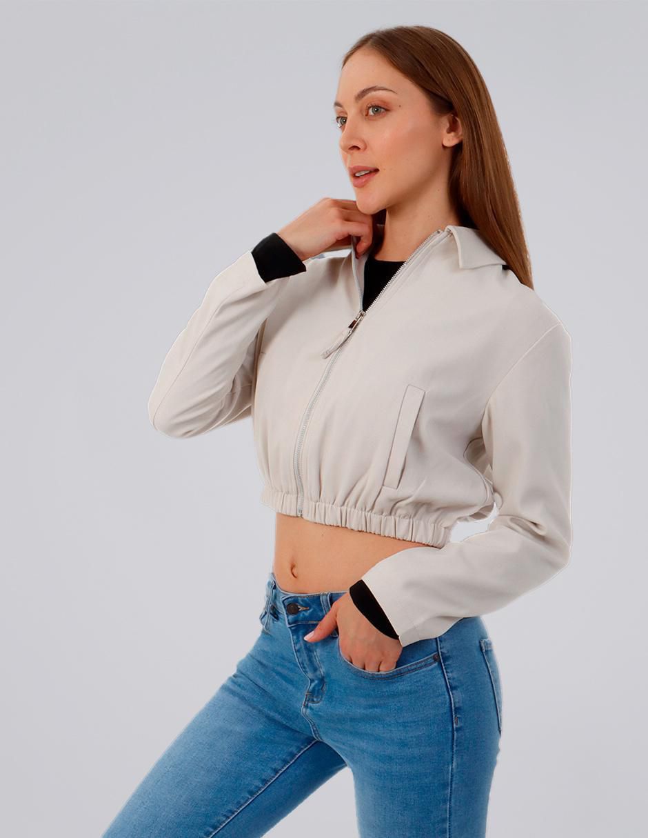 Chamarra casual impermeable para mujer 4