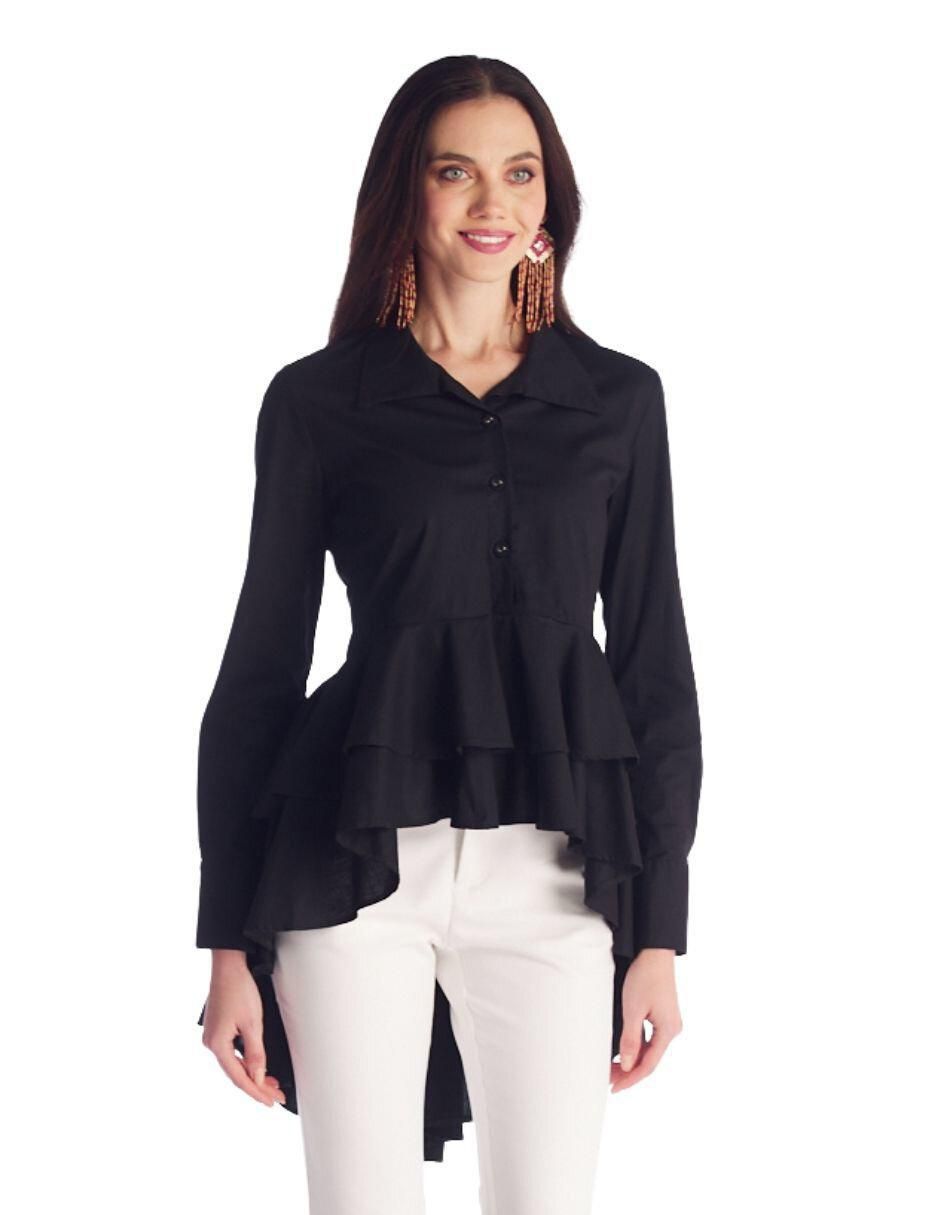 Blusa manga larga para mujer