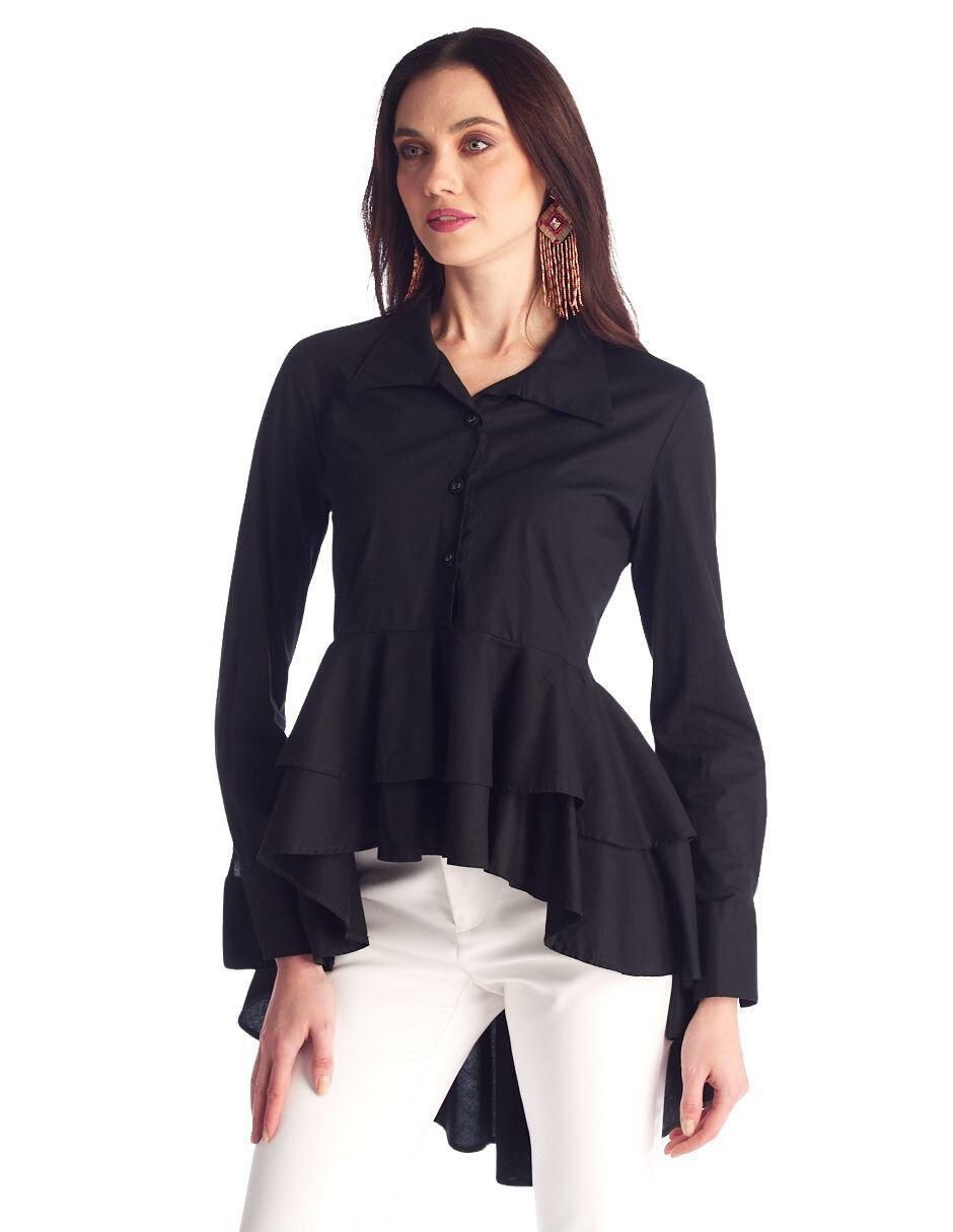 Blusa manga larga para mujer 4