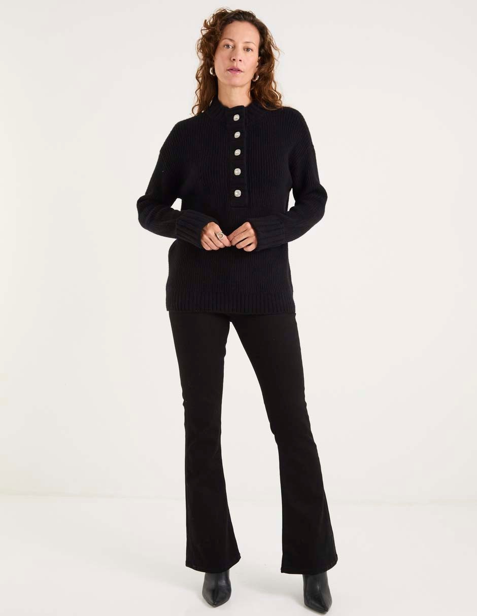 Suéter cuello redondo para mujer 3