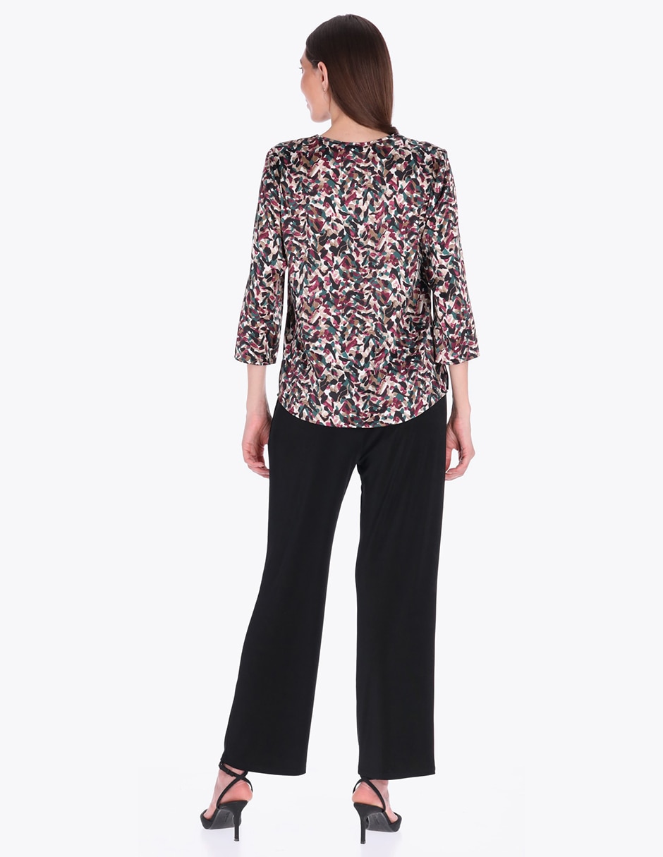 Blusa manga 3/4 para mujer 2