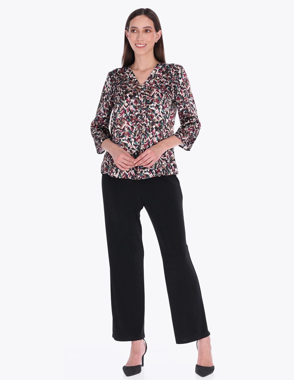 Blusa manga 3/4 para mujer 3
