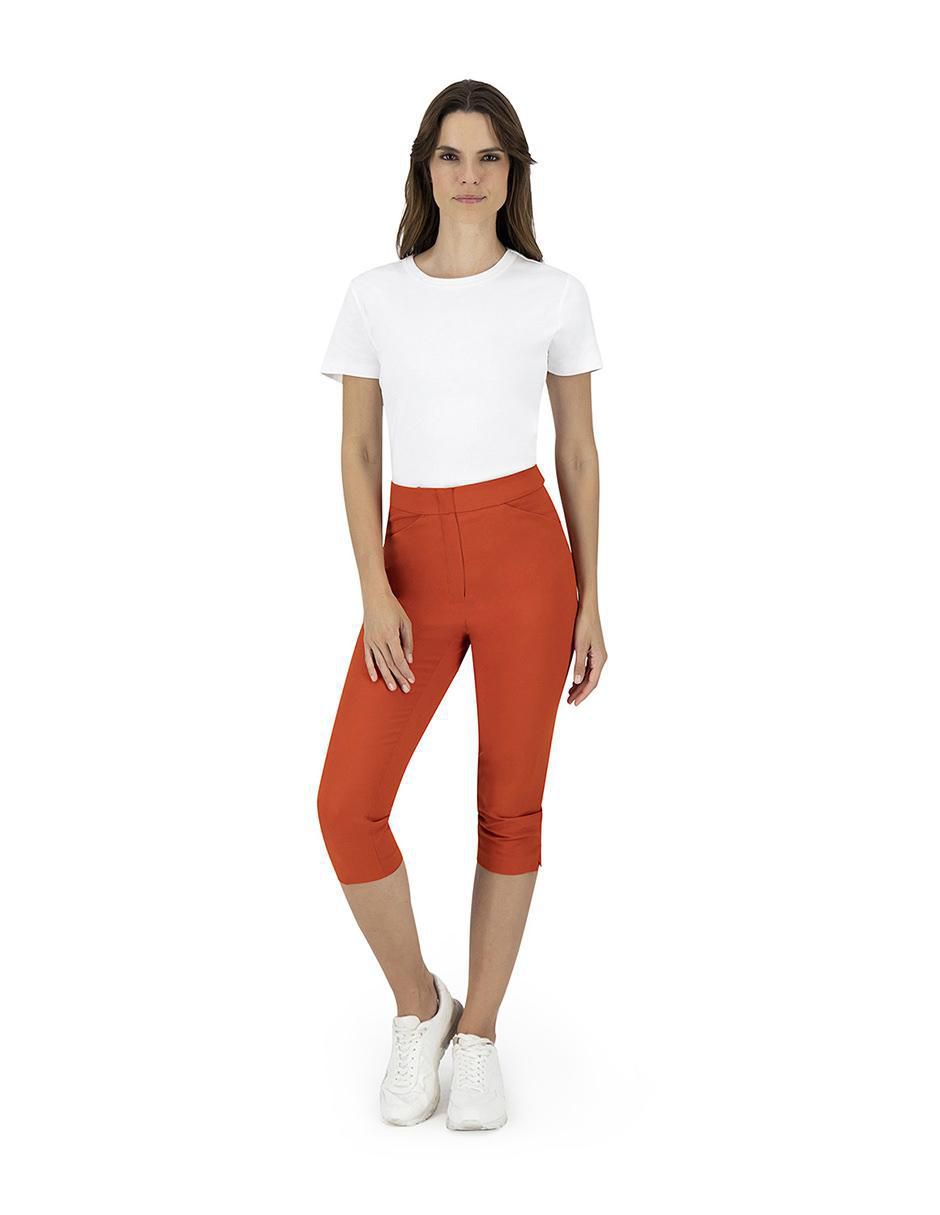 Pantalón capri regular para mujer 3