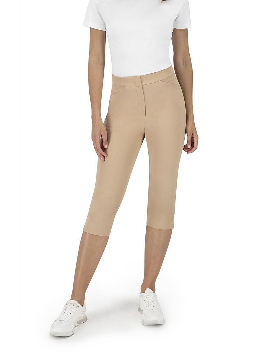 Pantalón capri regular para mujer