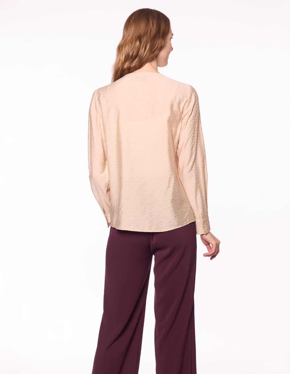 Blusa manga larga para mujer 4