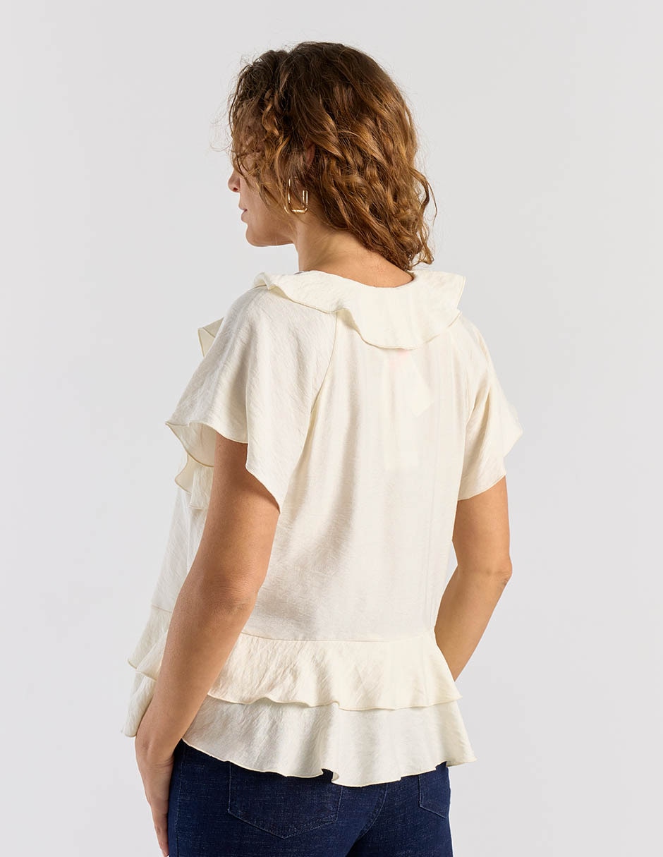 Blusa manga corta para mujer 6