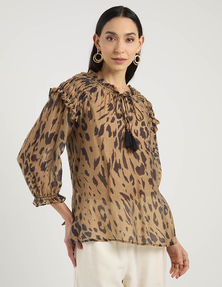 Blusa manga 3/4 para mujer 2