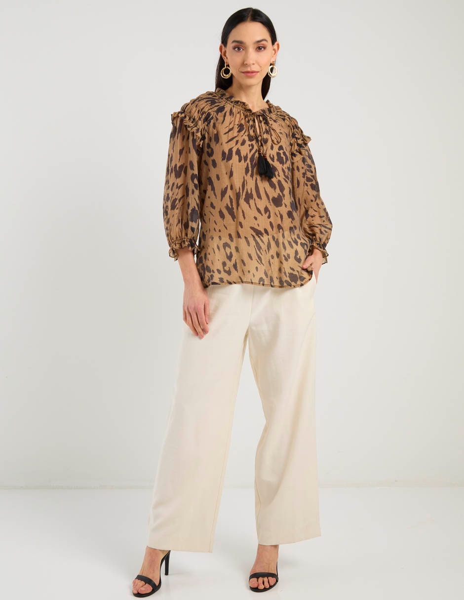 Blusa manga 3/4 para mujer 3