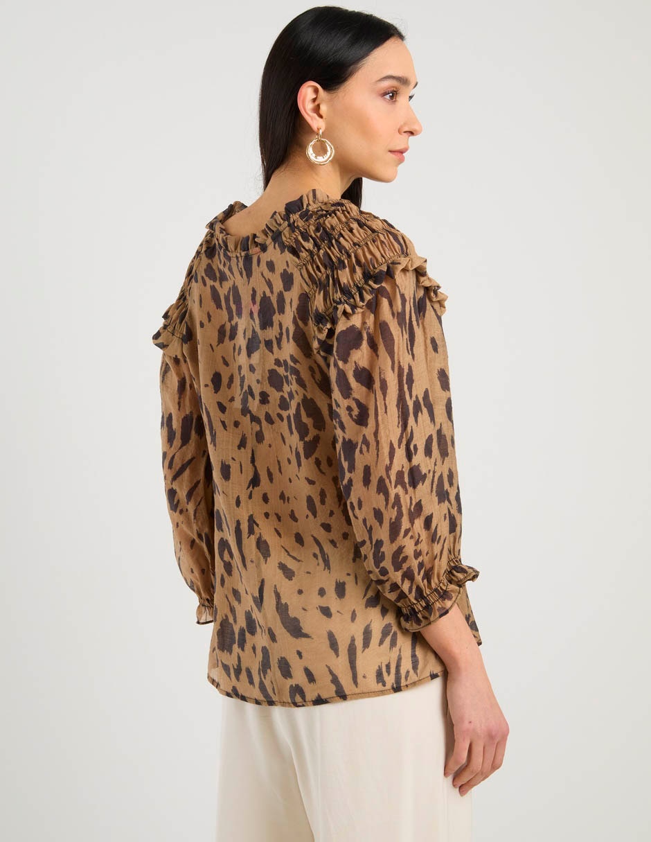 Blusa manga 3/4 para mujer 6