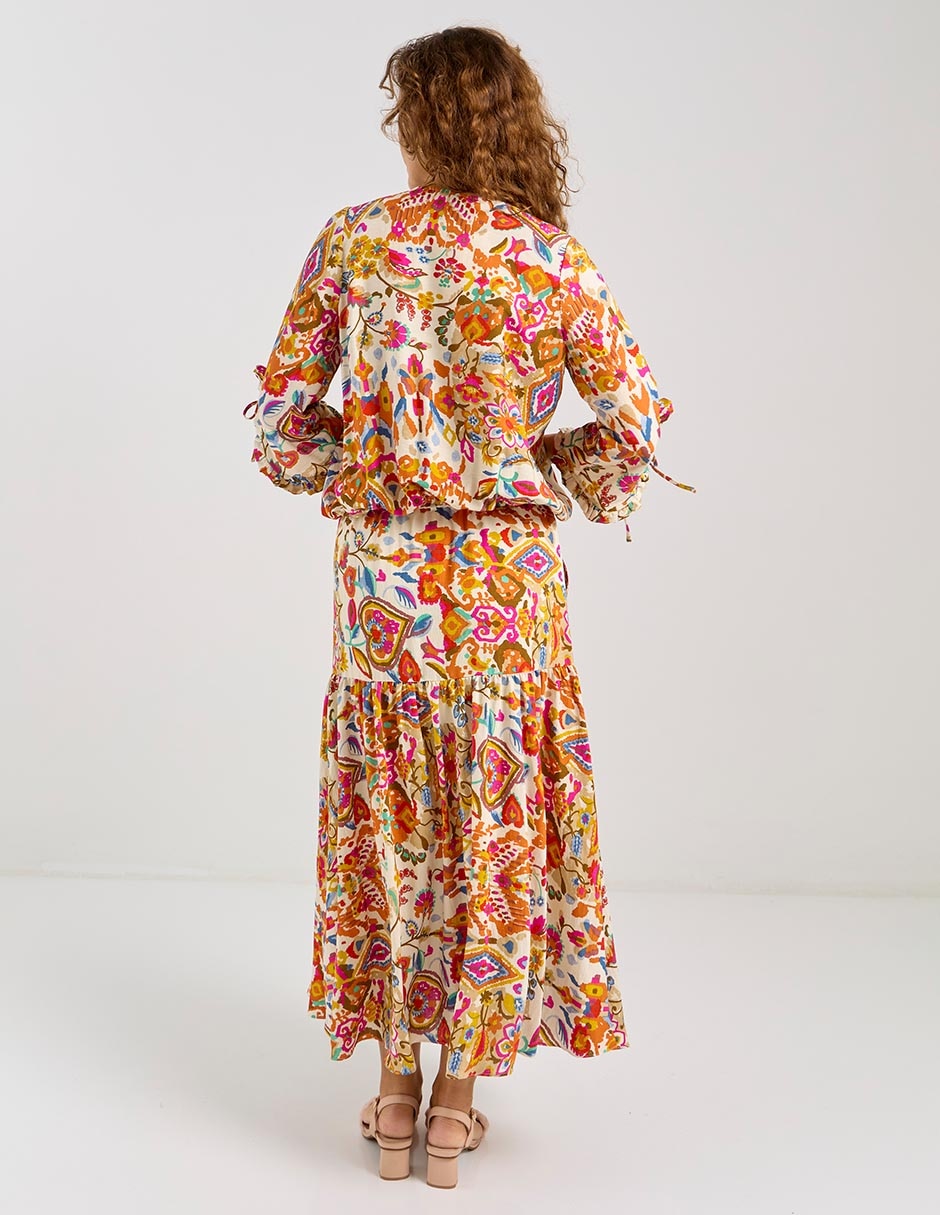 Falda crop a la cintura 2