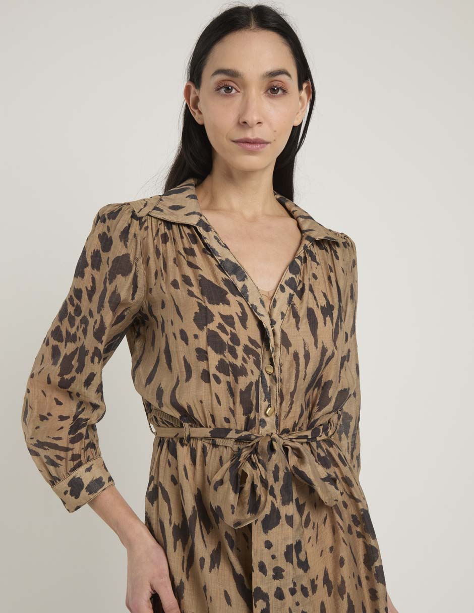 Vestido midi casual para mujer 4