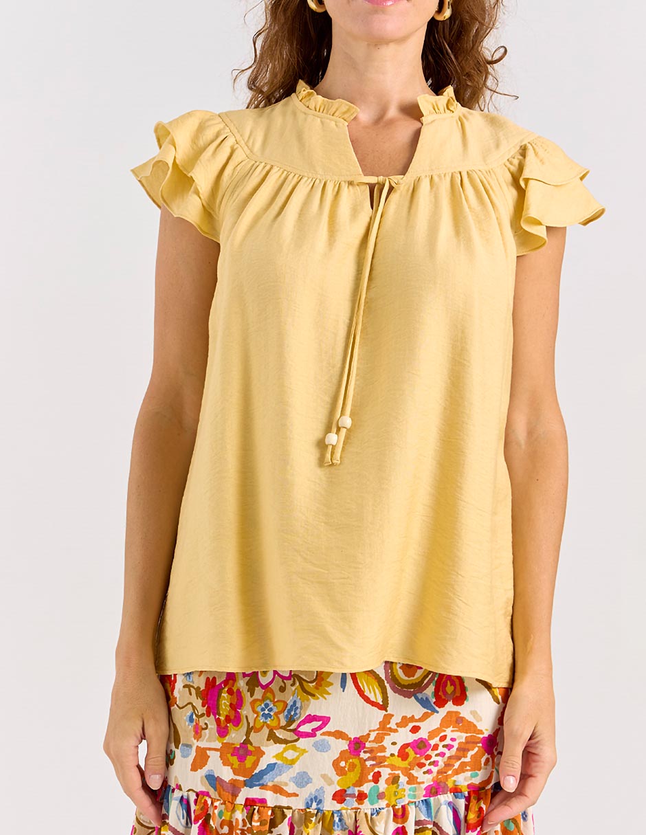 Blusa manga corta para mujer 5