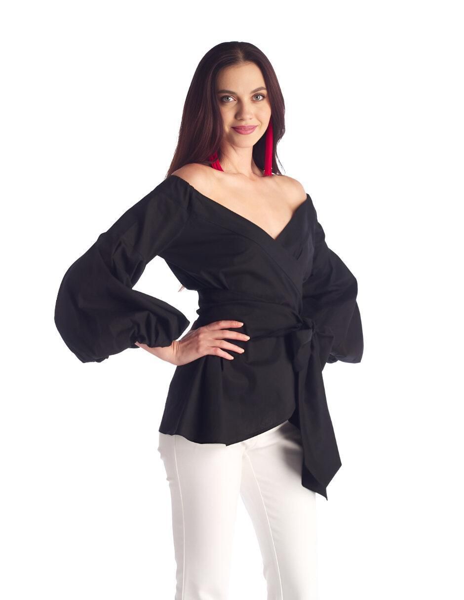 Blusa manga larga para mujer 4