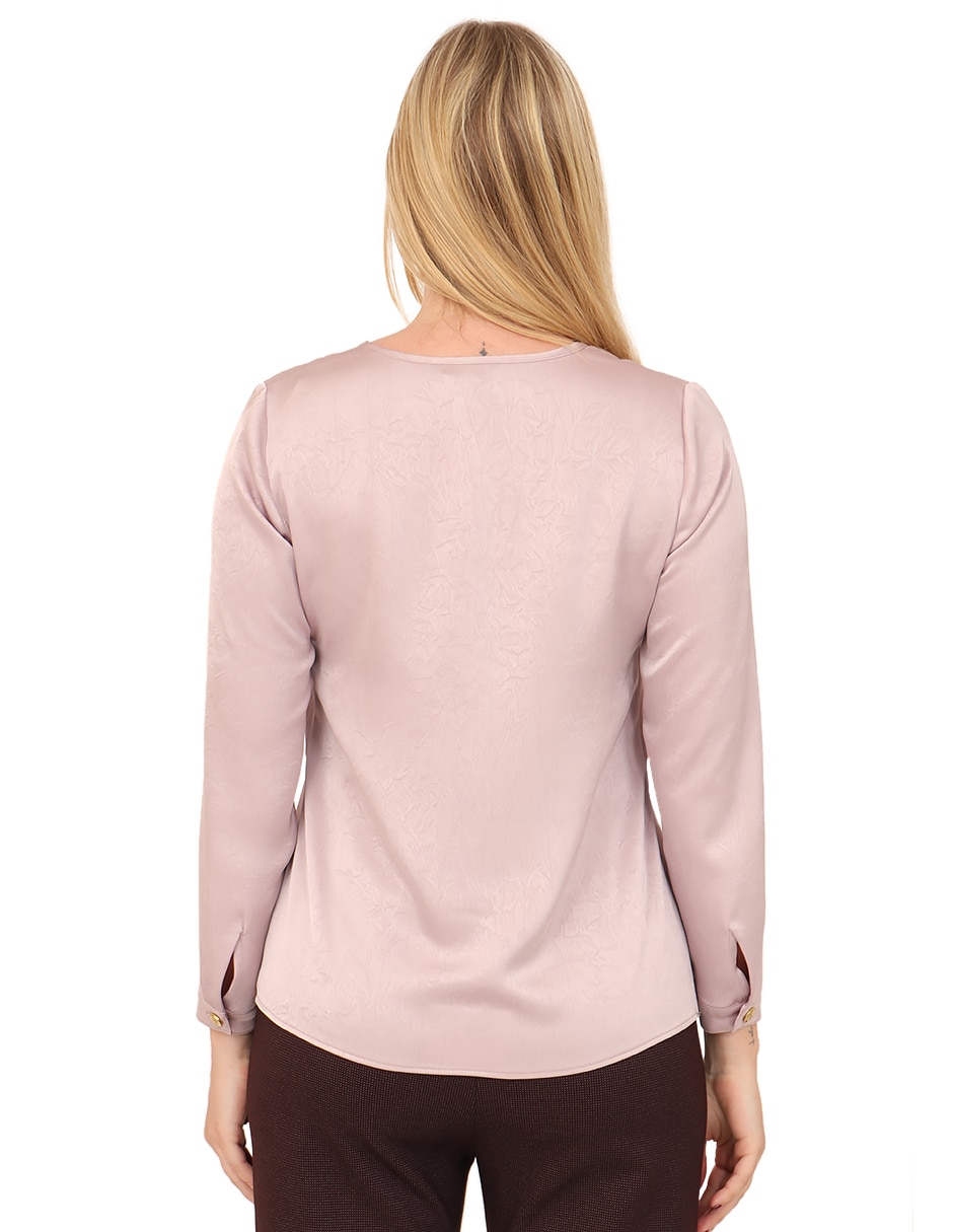 Blusa manga larga para mujer 6