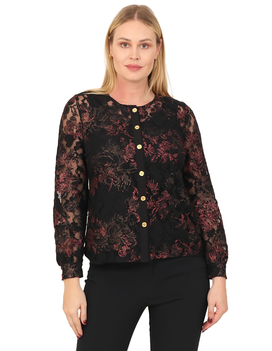 Blusa manga larga para mujer