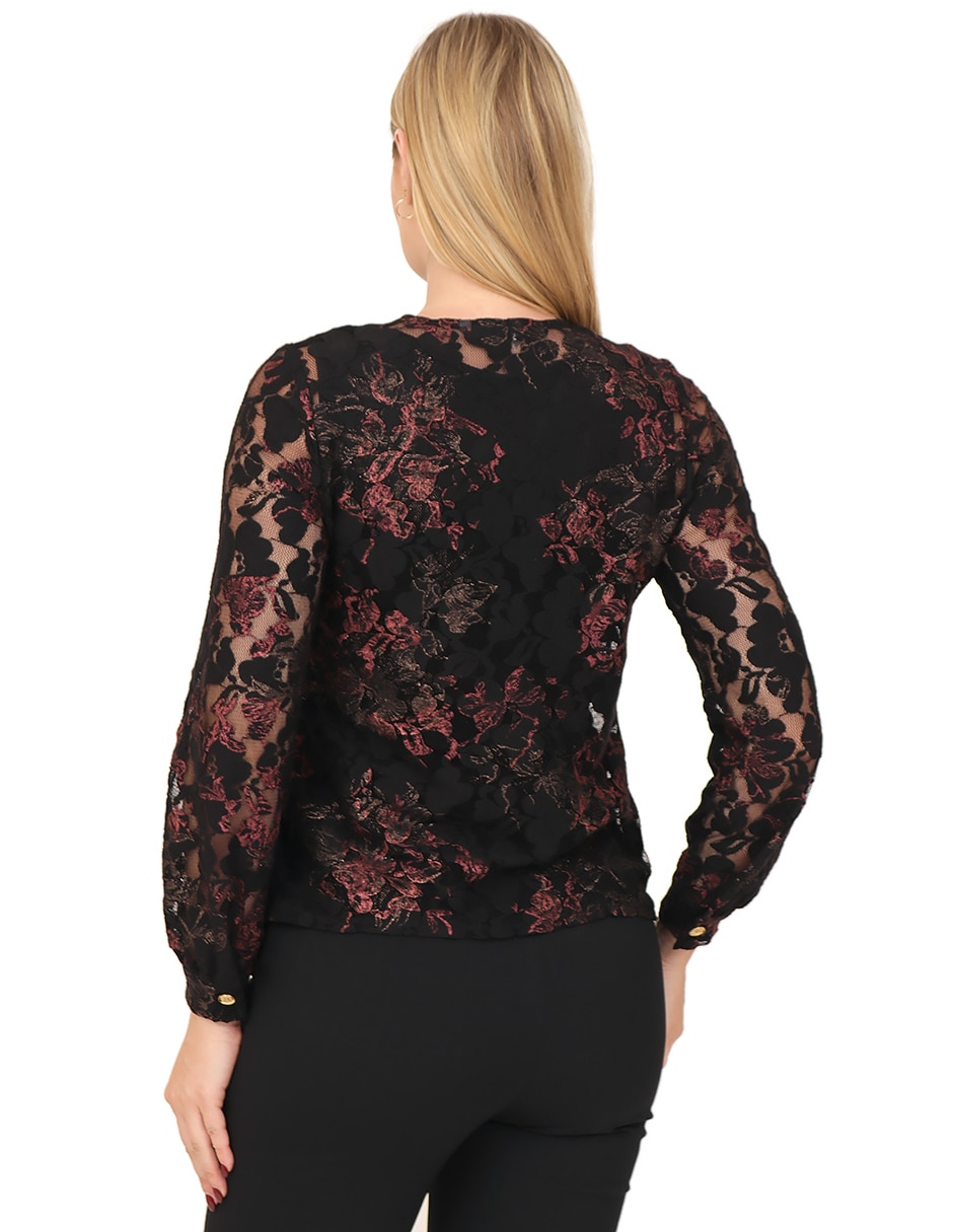 Blusa manga larga para mujer 6