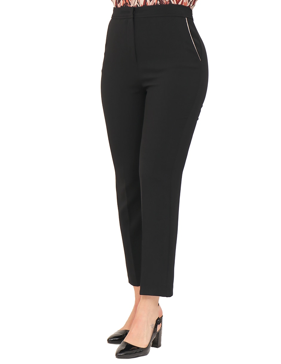 Pantalón regular slim para mujer 3