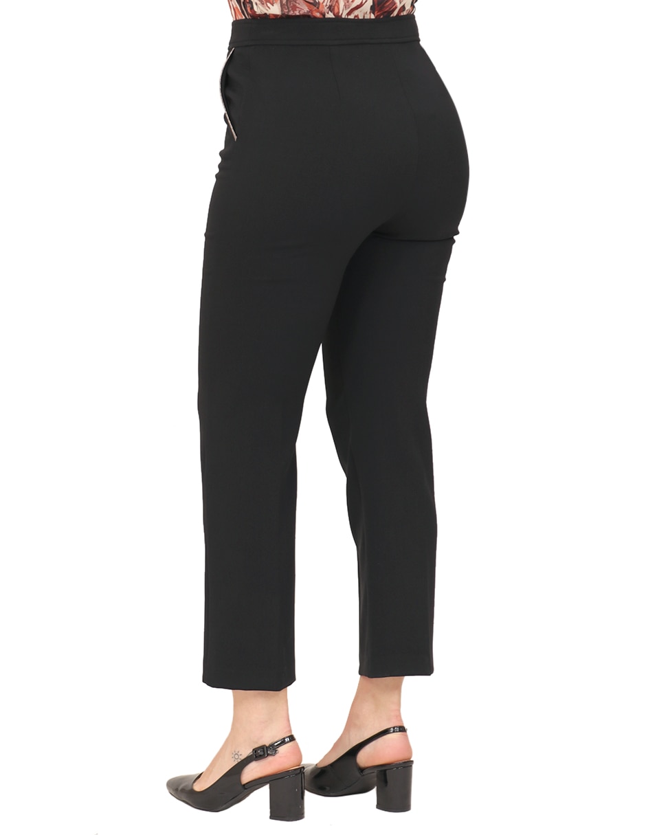 Pantalón regular slim para mujer 5