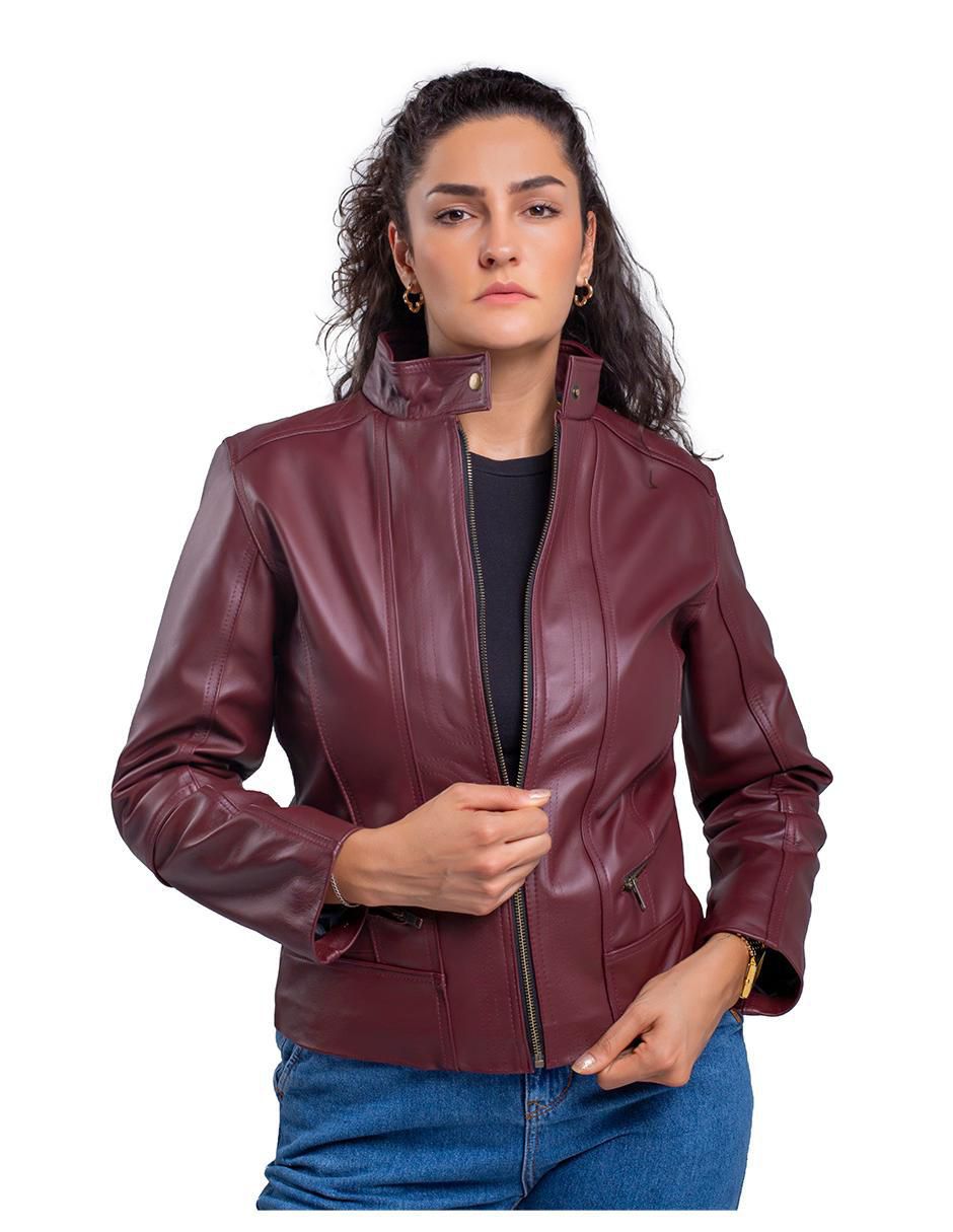 Chamarra de piel para mujer 2