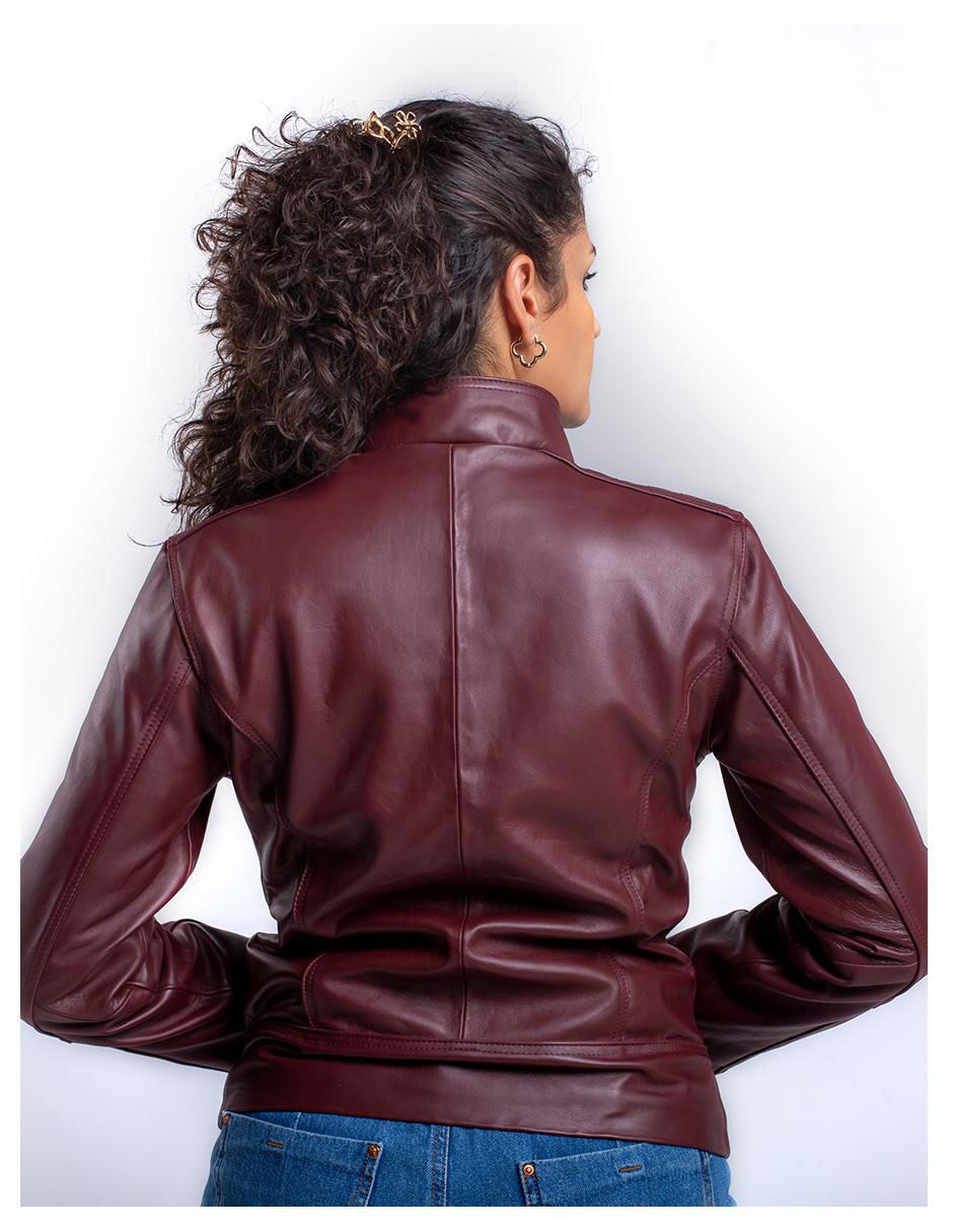Chamarra de piel para mujer 7