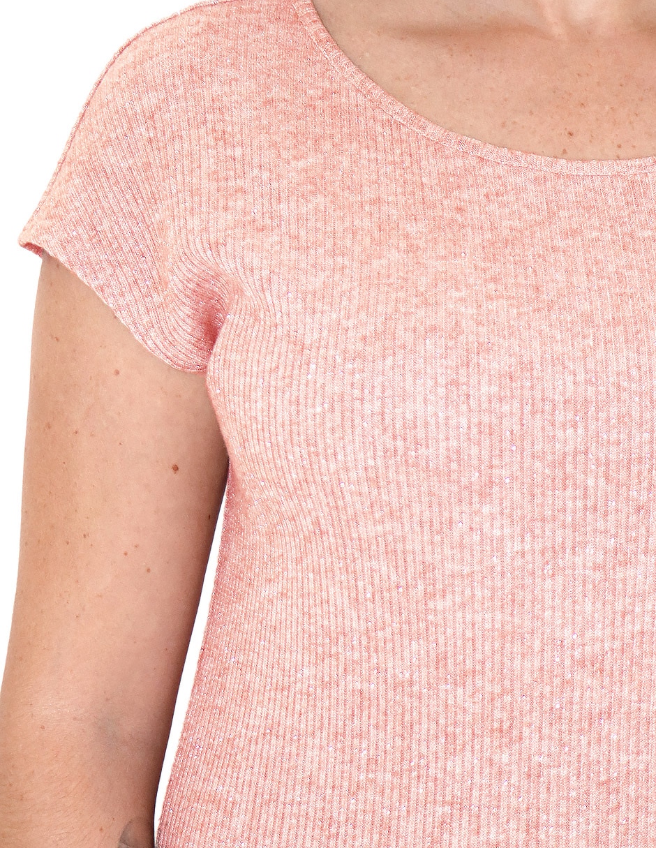Blusa manga corta para mujer 4