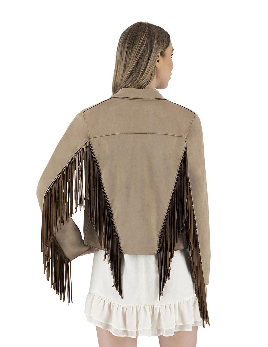 "chamarra" casual shyla tendencias 2025 no impermeable "de" poliéster "para mujer"