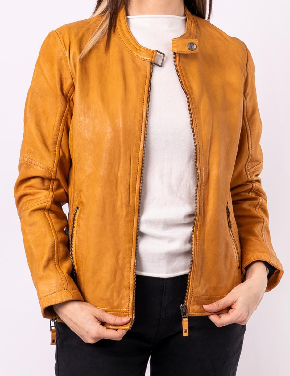 Chamarra casual Donna de piel para mujer