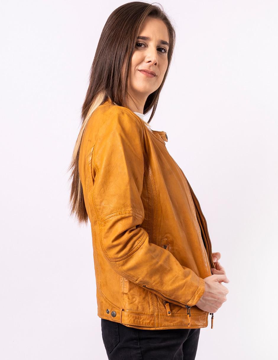 "chamarra" casual pelle royale donna no impermeable "de" piel "para mujer"