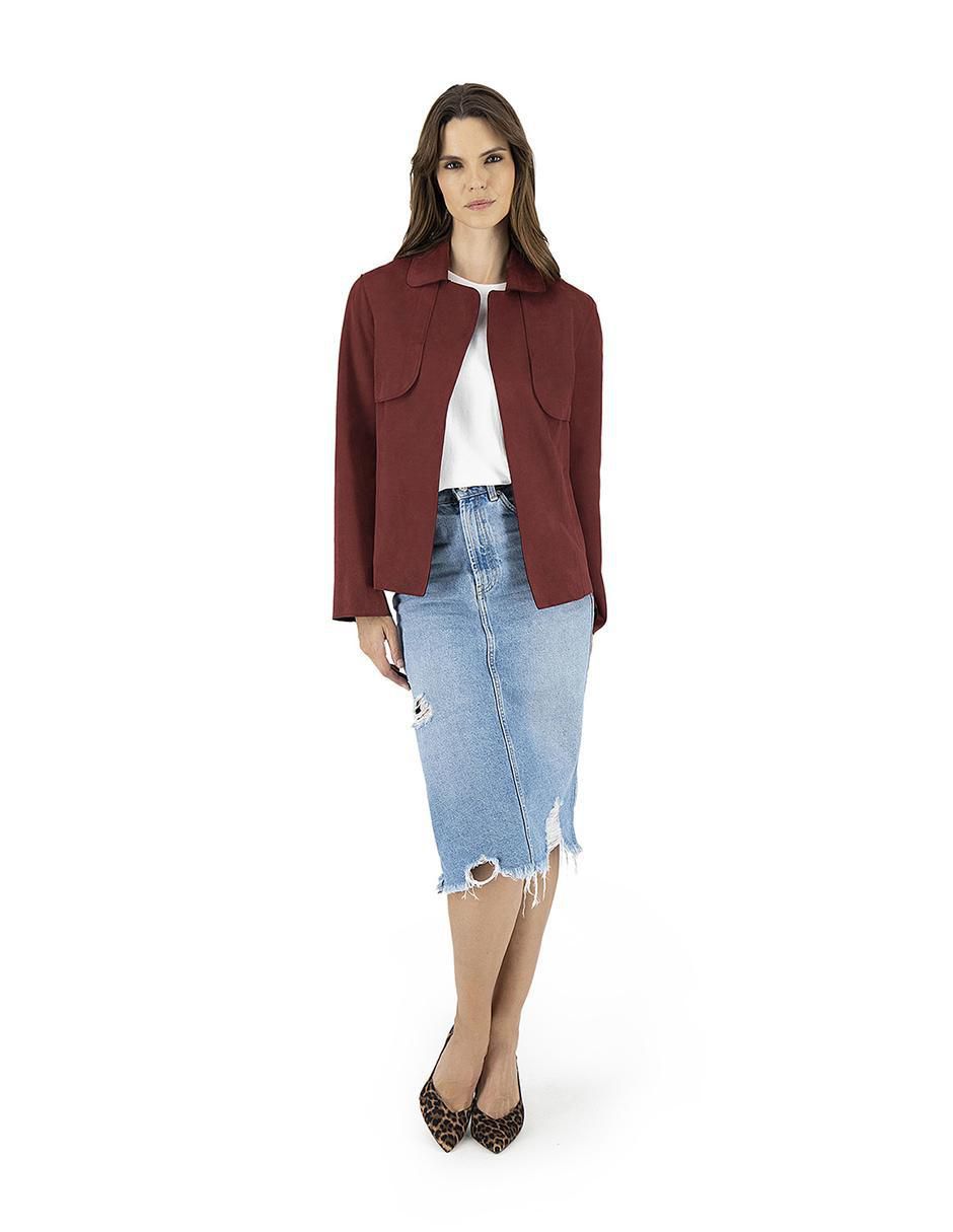 "chamarra" casual shyla tendencias 2025 no impermeable "de" poliéster "para mujer"