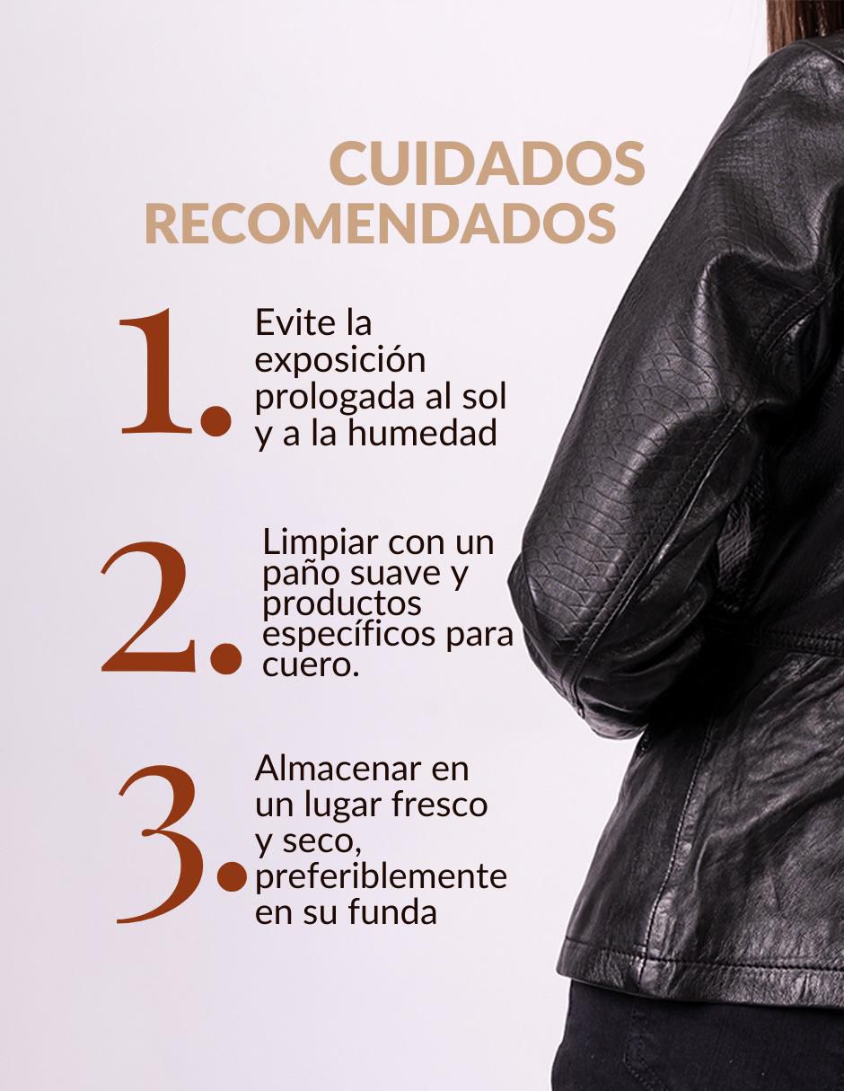 Chamarra Italy Donna impermeable de piel para mujer 5