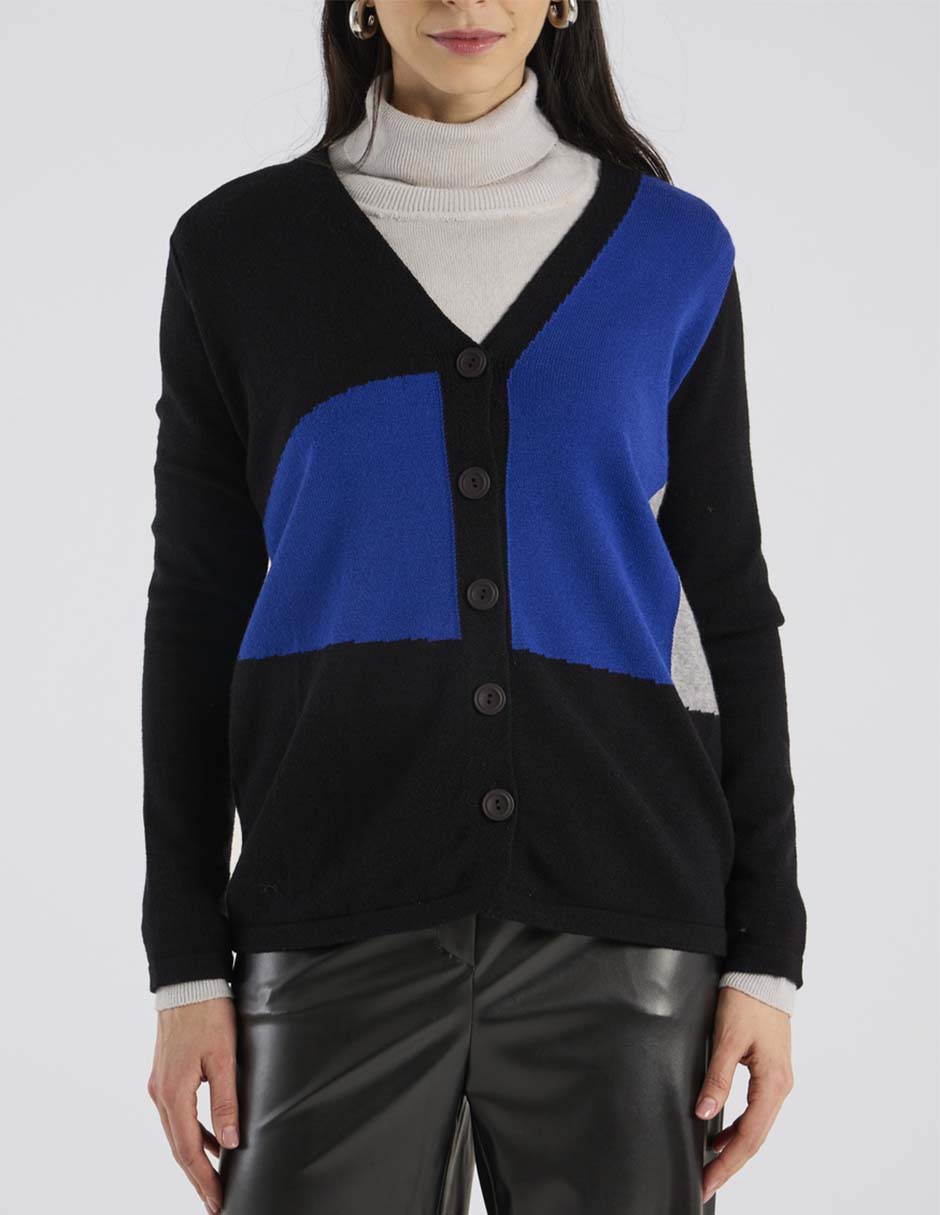 Suéter cuello V para mujer 5