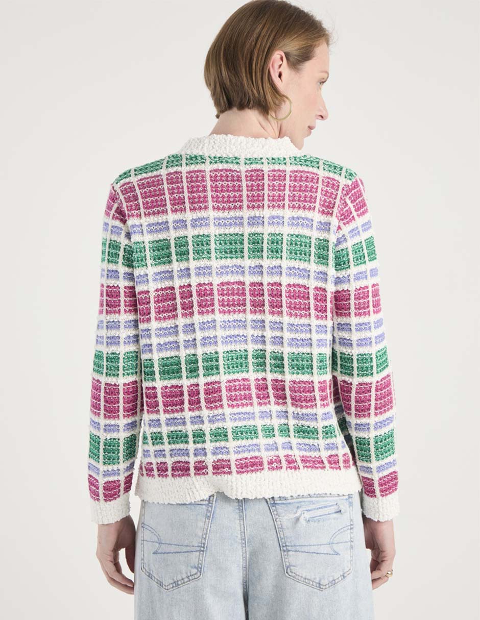 Suéter cuello redondo para mujer 2
